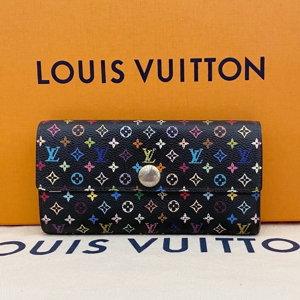 🌈✨MULTICOLOR✨🌈 Louis Vuitton Sarah Wallet Auth!